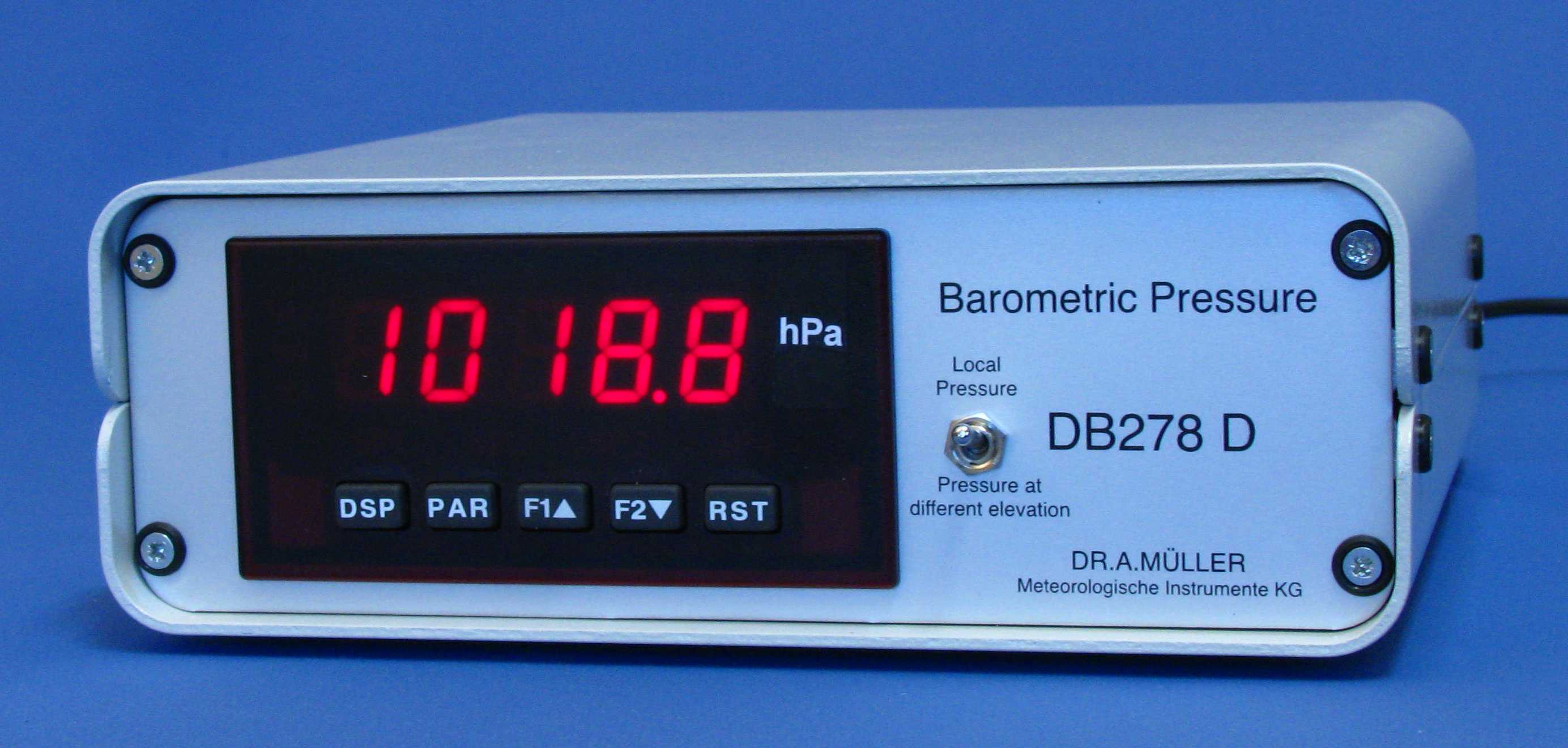 Digital barometer of a world class quality